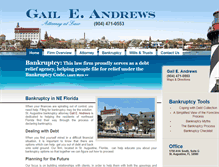 Tablet Screenshot of gaileandrews.com